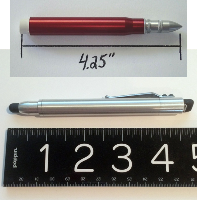 Bullet Pencil ST and Twist Bullet Pencil Comparison